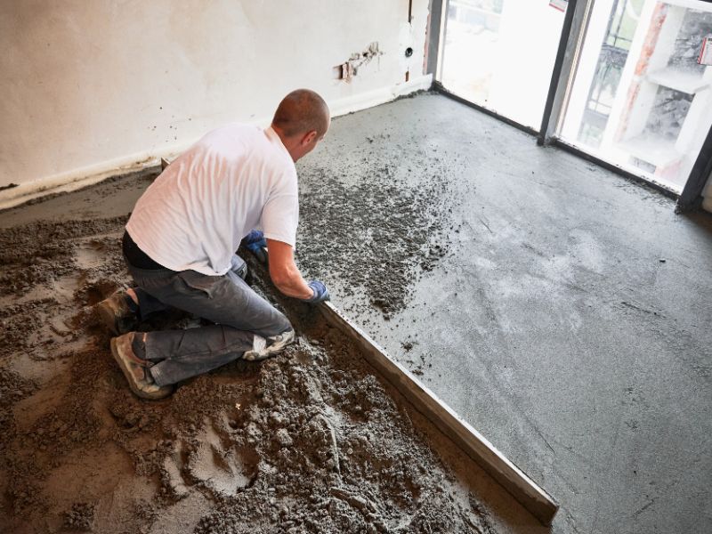 Cementdekvloer